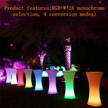 Mesa de cóctel luminosa Led para uso al aire libre, mesa creativa de plástico para Bar, club nocturno, suministros para discoteca, 2021 2024 - compra barato