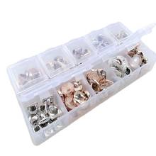 HL  10 Different Styles Team 1 Box 100PCS  Plating Buttons Shank  DIY Apparel Shirt Buttons Sewing Accessories 2024 - buy cheap