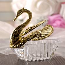 1PCS Transparent Swan Candy Box With Ribbon Baby Shower Gifts Wedding Event Party Supplies Dropshopping 2024 - buy cheap