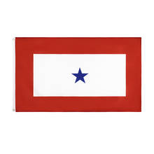 Johnin 3x5 fts membro da família serviço militar banner 1 estrela azul bandeira 2024 - compre barato