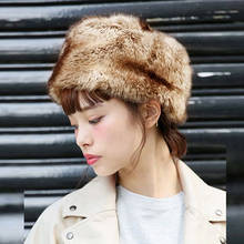 Модная женская зимняя шапка, Теплый головной убор из искусственного меха, шапка для снежной погоды, шапка для снежной погоды 2024 - купить недорого