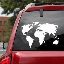 Free Shipping World Map Car Stickers And Decal For Rearview Mirror Auto Head Engine Cover Windows Cars Decoration Accessories 2024 - buy cheap