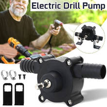 2021 Portable Electric Drill Pump Diesel Oil Fluid Water Pump Mini Hand Self-priming Liquid Transfer Pumps Home Garden Outdoors 2024 - buy cheap