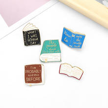 What i was gonna say I"ve probably said this before The people I should have slept with Enamel Pins Book Brooches Lapel Badge 2024 - buy cheap