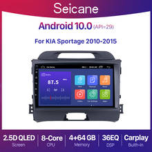 Seicane Android 10.0 2+32G Car Radio Stereo GPS For KIA Sportage 3 2010-2016 GPS Navigation Audio Multimedia Video Player 2 din 2024 - buy cheap