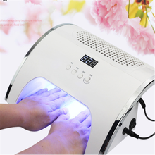 Aspirador de pó para manicure 2 em 1, com lâmpada led uv, 45w, para secagem de unhas 2024 - compre barato