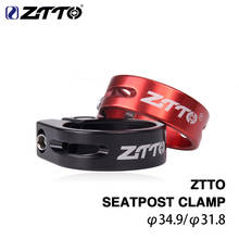 ZTTO 31.8 / 34.9mm Aluminium Alloy MTB Road Bicycle Seatpost Clamp Bike Cycling Seat Post Tube Clip Bike Parts 2024 - buy cheap