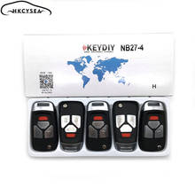 HKCYSEA 5PCS/LOT NB27-4 3+1 Button NB Series Car Key Remote Control for Mini Kd KD900 KD900+ URG200 KD-X2 Key Programmer 2024 - buy cheap