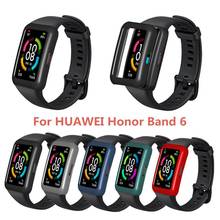 Защитный чехол-бампер для смарт-браслета Honor Band 6, жесткий, ударопрочный, тонкий 2024 - купить недорого