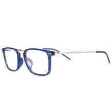 Reven tr90 armação de óculos quadrados unissex, armação vintage de óculos de prescrição para miopia, óculos retrô n477 2024 - compre barato