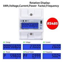 5(100)A 230V Single Phase  Modbus-RTU kWh Meter AC RS485 Electric Consumption Energy Meter Monitor Backlight DIN Rail 2024 - buy cheap