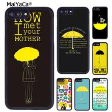 MaiYaCa чехол для телефона с надписью «How I Met Your Mother» для iphone 11 12 Pro MAX X XR XS MAX 6 6S 7 8 Plus 5 2024 - купить недорого