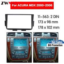 Автомобильный dvd-плеер рамка для 2000-2006 ACURA MDX 2DIN Авто радио мультимедиа NAVI fascia 2024 - купить недорого