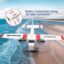 2,4 GHz 2CH FX801 avión 182 DIY Avión de juguete RC EPPRC planeador avión modelo de vuelo al aire libre juguetes para niños 2024 - compra barato
