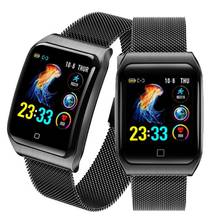Stainless Steel Smart Watch Sport Activity Fitness Tracker Wristwatch Men Women Smartwatch for iOS iPhone Android Samsung Huawei 2024 - buy cheap