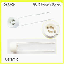 Accesorios de foco led de cerámica, soporte GU10, base gu5.3, cables de luz, paquete de 100, Envío Gratis, venta al por mayor 2023 - compra barato