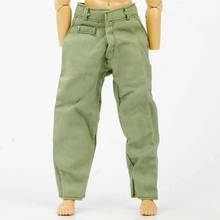 1/6 масштаб Дракон DML Второй мировой войны мужские солдатские штаны брюки модель одежды игрушки для 12 ''солдат экшн-фигурка аксессуары для тела 2024 - купить недорого