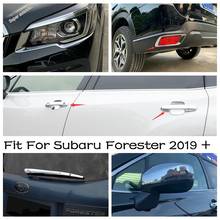 Front Head Lights Lamp Eyelid Eyebrow Strip / Rear Window Wiper Cover Trim Exterior Accessories For Subaru Forester 2019 - 2021 2024 - buy cheap