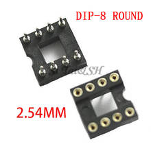 20pcs DIP-8 Round Hole 8 Pins 2.54MM DIP DIP8 IC Sockets Adaptor Solder Type 8 PIN IC Connector 2024 - buy cheap