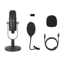 USB Condenser Microphone Professional Gaming Mic For Podcast Noise Reduction Wired Microphone Laptop Computer Accessories 2024 - buy cheap