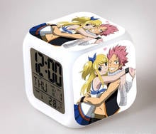 Anime Fairy Tail Clocks-relojes Despertador, Figura brillante, juguete de regalo para muñeca, de color gris escarlata 2024 - compra barato