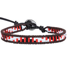 Kelitch miyuki frisado pulseira envoltório pulseiras para mulheres homens semente manguito artesanal casal pingentes espanha amigos wicca espanha 2024 - compre barato