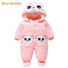 2022 new born fashion autumn winter baby onesie rompers girl clothes jackets thicken newborn jumpsuit warm comfortable costume 2024 - buy cheap