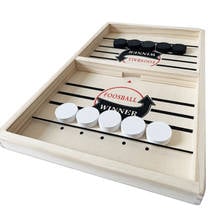 2 In 1 Catapult Chess Bumper Chess Parent-child Ice Hockey Games Interactive Board Game Kid Tabletop Toys Table Game NEW 2024 - buy cheap