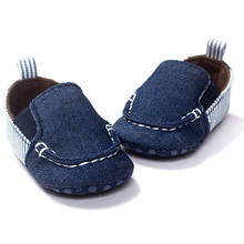 Комбинированная обувь для малышей, мягкая нескользящая обувь с полосатым принтом и закрытым носком, детская обувь для мальчиков, детская обувь 2024 - купить недорого