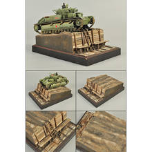 1/35  Wooden Platform Trench Set Model Kits DIY Scene Layout 2024 - buy cheap