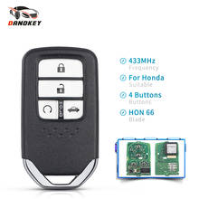 Dandnkey For Honda Civic 2014 2015 2016 2017 KR5V2X ASK 4 Buttons Car Smart Remote Control Key Fob 433Mhz Replacement ID47 Chip 2024 - buy cheap