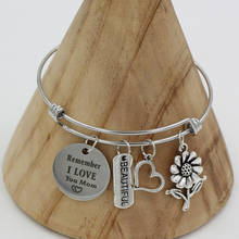 Новое поступление подарок матери Нержавеющая сталь браслет помните, с надписью «I love ваш браслет мамы Для Мама мамочка на День Матери подарки на день рождения 2024 - купить недорого