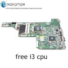 NOKOTION 615849-001 605903-001 для HP G62 G72 материнская плата для ноутбука HM55 HD GMA DDR3 free i3 cpu 2024 - купить недорого