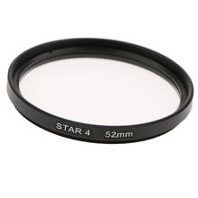 Photography 52mm Four Star Cross Screen Lens Filter For Nikon 18-55 series For Canon 50/1.8 Made of Optical Glass 2024 - buy cheap