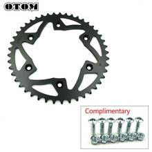 OTOM Motorcycle Brake Disc Rotor Bicycle Motocross Enduro Rear Sprocket For HONDA CR250 CRF250R CRF450X 520 Chain Accessories 2024 - buy cheap