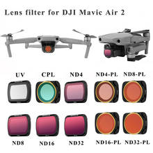 Комплект фильтров для объектива MCUV CPL ND/поляризационных фильтров ND 4 816 32 ND4-PL ND8-PL ND16-PL ND32-PL Комплект фильтров для DJI Mavic Air 2 Аксессуары для дрона 2024 - купить недорого