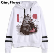 Totoro Studio Ghibli Kawaii Harajuku Hoodies Women Miyazaki Hayao Funny Cartoon Ullzang Sweatshirts Graphic Anime Hoody Female 2024 - buy cheap