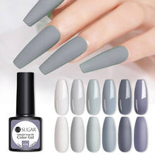 UR SUGAR 7.5ml Gray Color Nail Art Gel Polish Semi Permanent Matte UV Gel For Nail Soak Off Nails Gel Lacquers Nail Polish 2024 - buy cheap