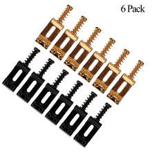 6pcs Roller Bridge Tremolo Saddles for Stratocaster Telecaster Electric Guitar Classical Guitars Luthier Repair Tools 2024 - buy cheap