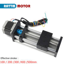 Effective Stroke 200mm Linear Guide Rail Way SFU1605 Ball screw Motion Module with Nema 23 stepper Motor 2024 - buy cheap