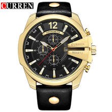 Мужские часы Curren Мужские кварцевые мужские наручные часы лучший бренд класса люкс Reloj Hombres кожаные Наручные часы с календарем 8176 2024 - купить недорого