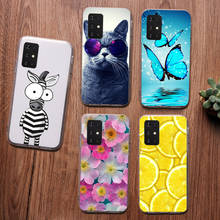 PUNQZY цветочный милый чехол для телефона с изображением животного кошки кролика для Samsung A50 A70 S11 S10 S9 S8 PLUS S7 мягкий чехол из ТПУ 2024 - купить недорого