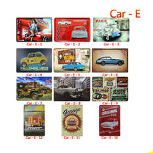 Vintage Classic Cars Signs Metal Posters Retro Tin Signs for Home Bar Pub Club Man Cave Wall Decor 2024 - buy cheap