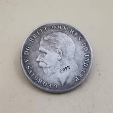 1935 Великобритания 1 Корона Георгия копии монет памятные монеты художественная коллекция 2024 - купить недорого