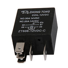 12V 20/30 Amp 5 Pin SPDT Car Relay, Electrical Relay Switch for Automotive Truck Boat Marine 2024 - buy cheap