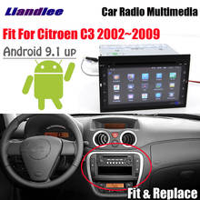 Pantalla Mirror Link para Citroen C3 2002 ~ 2009, Android 9,1, BT, Wifi, CarPlay, navegación GPS, mapa, cámara, multimedia 2024 - compra barato