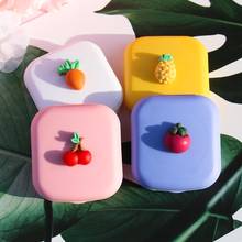 2020 Fruit Glasses Cosmetic Contact Lenses Box Contact Lens Case for Eyes travel Kit Holder Container Travel Accessaries 2024 - buy cheap