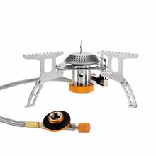 Outdoor Portable Gas Stove Camping Equipment Hiking Picnic 3500W Igniter Camping Gas Furnace for Cooking Picnic Cookware 2024 - buy cheap