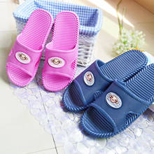 2021 New Bathroom Slippers Women & Men Summer Non-Slip Flat With Shoes Female Indoor EVA Slippers Male Beach Soft Slides WSL1007 2024 - buy cheap