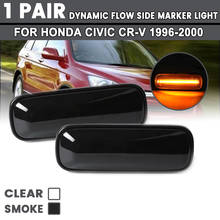 Luz de señal de giro dinámica para Honda Civic CRV, luces LED de posición lateral, repetidor lateral, lámpara de Panel de 12V, 1 par 2024 - compra barato